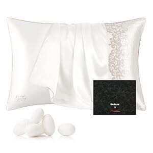 Bedsure x Marilyn Monroe 100% Mulberry Silk Pillowcase for Hair and Skin